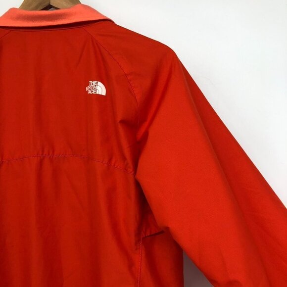 The North Face Reddish Orange Collapsible Stow Away Lightweight windbreaker  LG - Picture 7 of 14